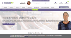 Desktop Screenshot of damernesbutik.dk